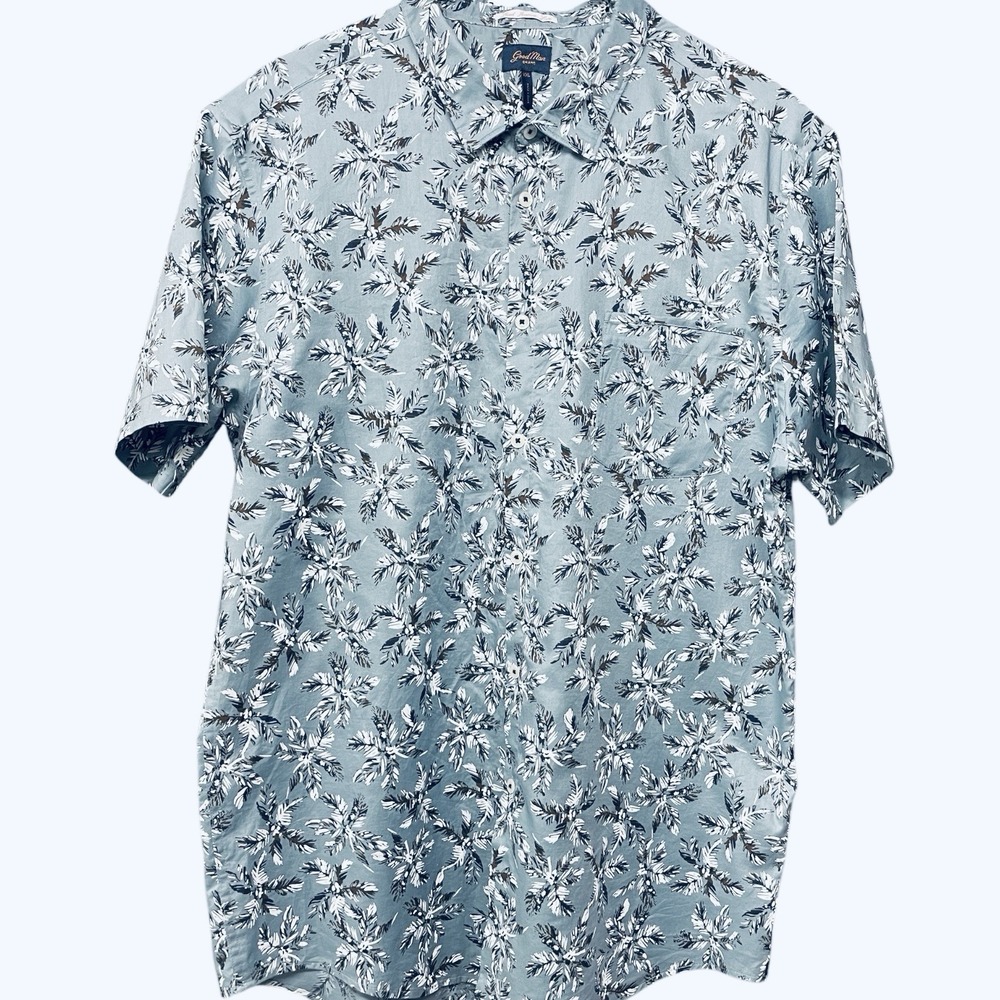 Goodman Brand Short Sleeve Palm Tree Camp Shirt Men's XXL - Picture 4 of 7